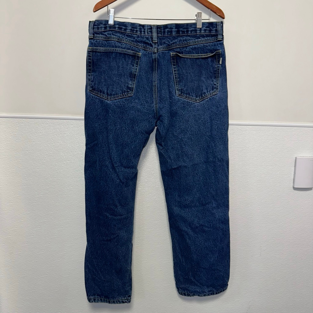 Men's Red Head Brand Co. Blue Lined Jeans Waist 35 X 32 - Picture 2 of 16